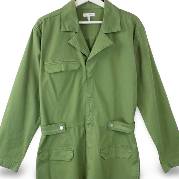 Good American Oversized Army Green Jumpsuit | Size 0 (XS-S) - Picture 9 of 16
